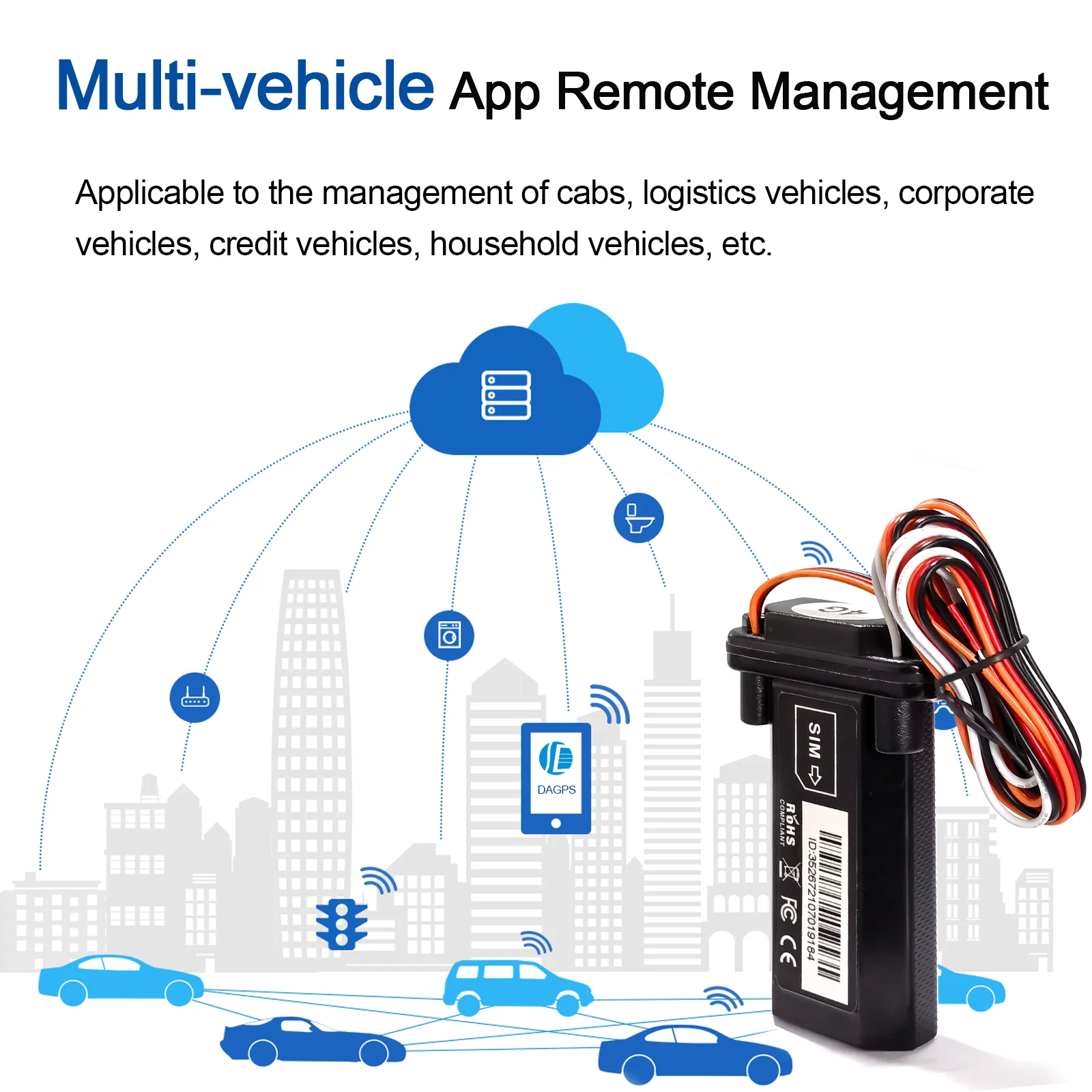 4G car gps tracker device Waterproof with Battery shut down engine works in world Australia USA New Zealand Brazil Mexic