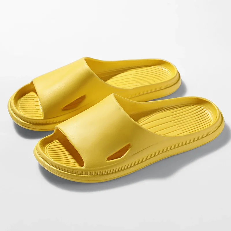 

Bathroom Slippers 2024 Summer Indoor Non-slip Slippers Unisex Slides Couple Family Women Men Hotel Bathroom Bath Sandal Mules