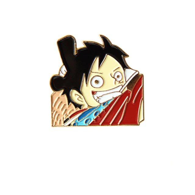 Japan Anime One Piece Series Enamel Pins Collect Piece Monkey D