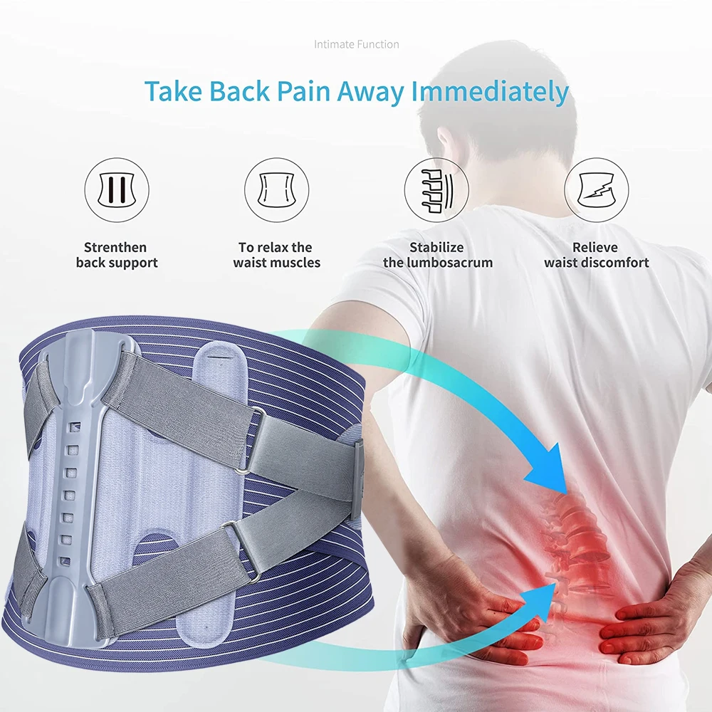 thumbnail image 2 of Bestlife LSO Spine Decompression Support Back Brace - Adjustable Lumbosacral Belt For Sciatica, Herniated Discs, Lumbar Support - TANDCF 2 of 13