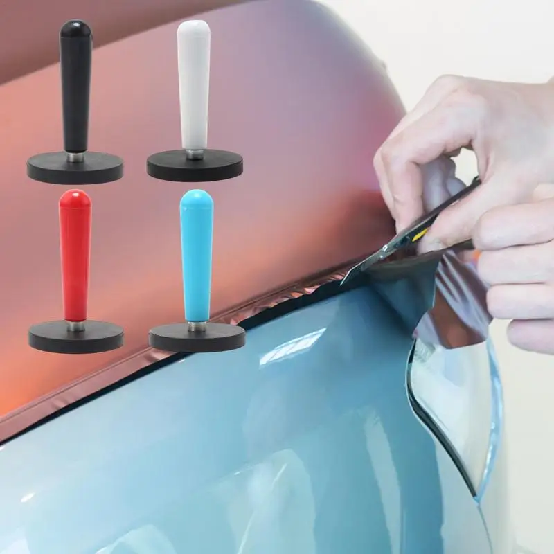 2023 New Car Vinyl Wrap Film Magnet Holder Fixer Window Tint Foil Adesivo In Fibra Di Carbonio Wrapping Fix Tool Accessori Auto