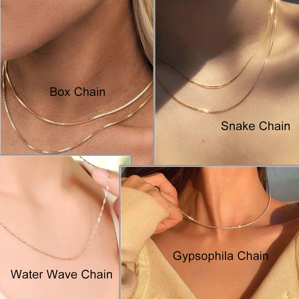 Tiny Minimalistischen Choker Kette Stapel Halskette für Frauen Trend Gold Dainty Dünne Kragen Schlüsselbein Kette Schmuck auf Den Hals Neue 2022 – Detail 1