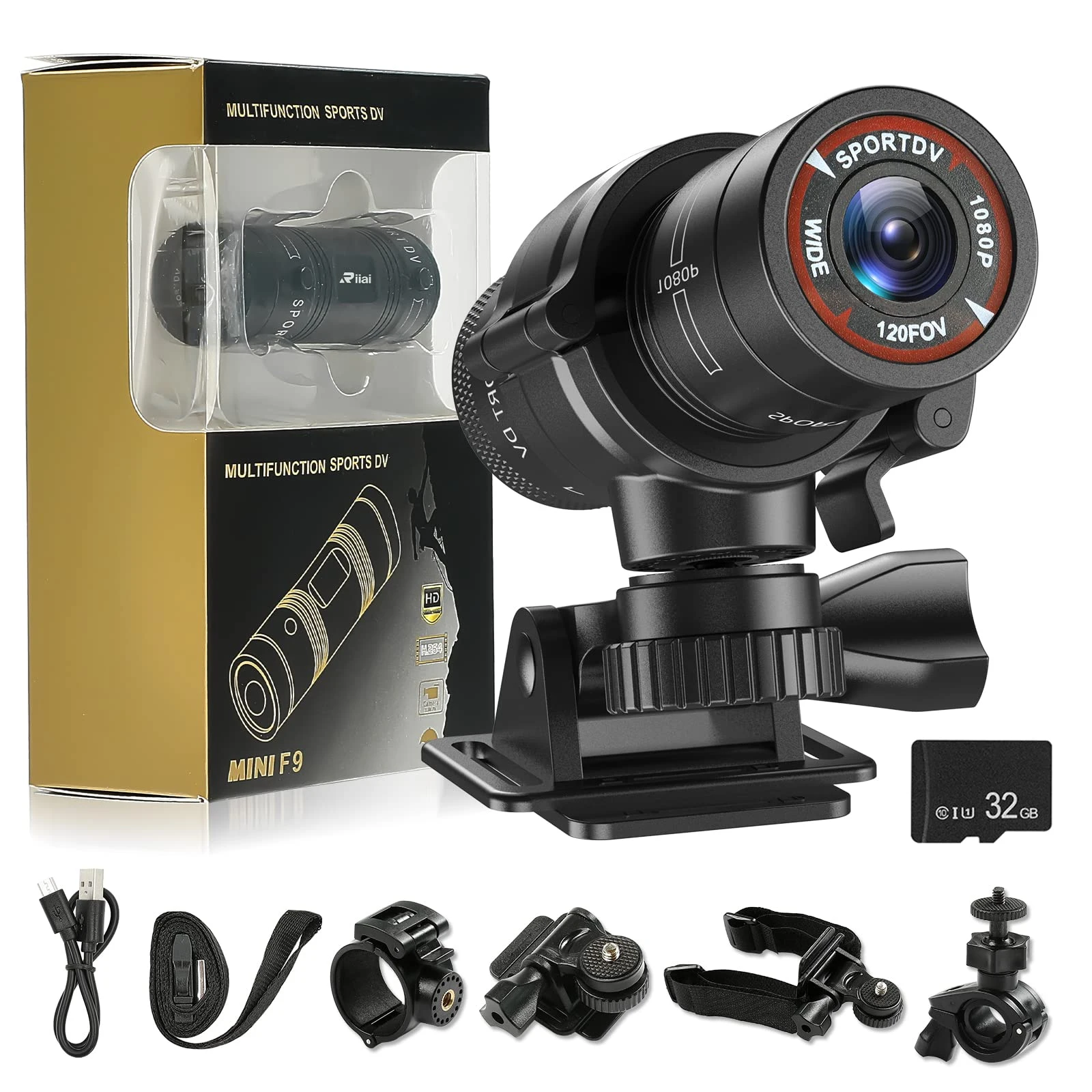 1080p Waterproof Action Camera Mini Camera Bike Bicycle Motorcycle Helmet Cameras Sport Cam