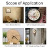 Quartz Battery Operated Silent Wall Clock Movement Mechanisms for DIY / Repair Clock Parts Replacement 4