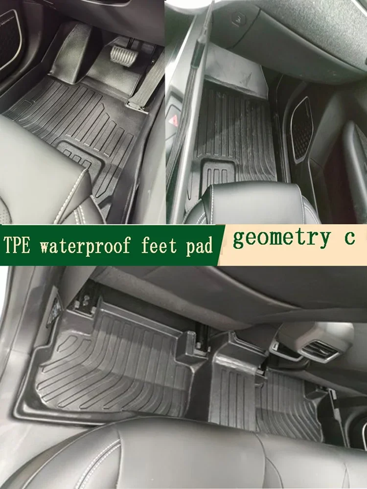 Floor Mat Car Floor Mats Floor Mats For Geely geometry c new energy wear-resistant waterproof TPE car mats-auto parts