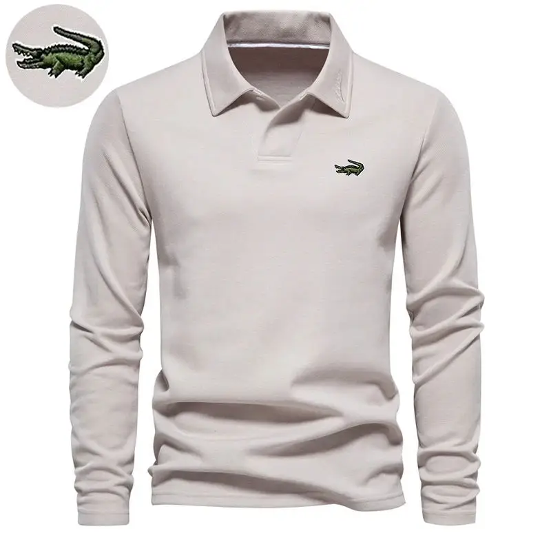 

New Autumn and Winter Fashion Design Polo Neck Sweatshirts for Men Casual and Social Wear Quality Cotton Mens Sweatshirts 2024