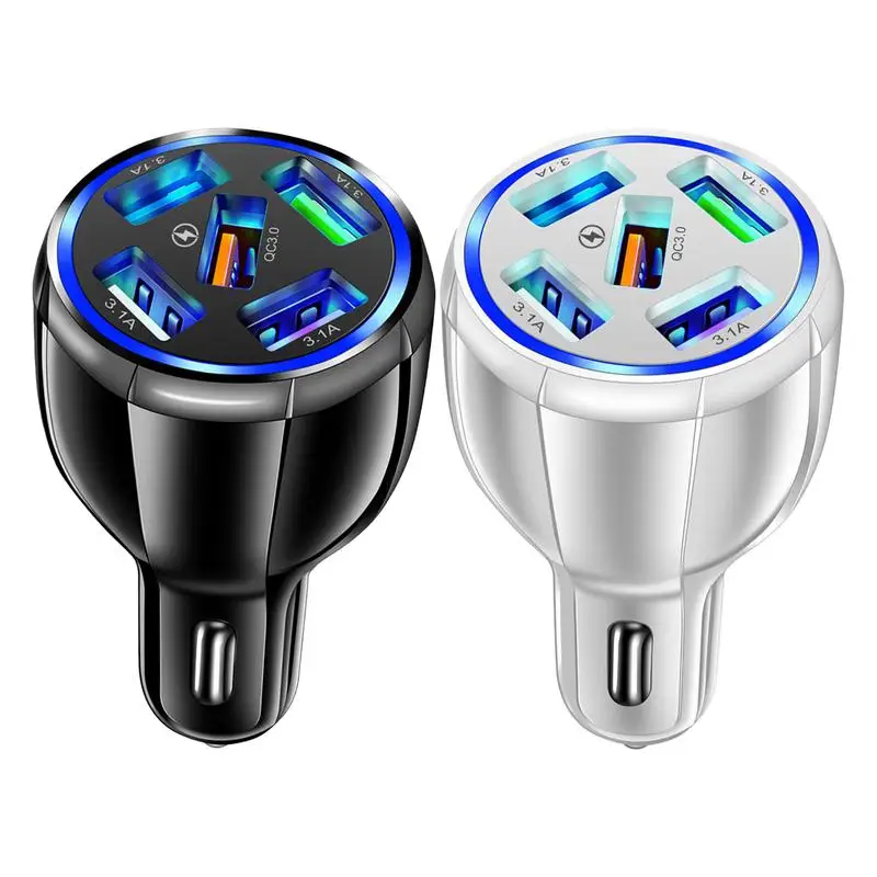 

USB Car Charger Adapter Auto USB Type C Fast Charging Power Adapter Quick Charge Cigarette Lighter Automobiles Accessories
