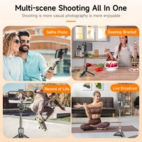 Mini Selfie Stick Tripod for Mobile Phone Shooting Stand for Cell Phone with Wireless Bluetooth Remote Control for Sport Camera - Image 6