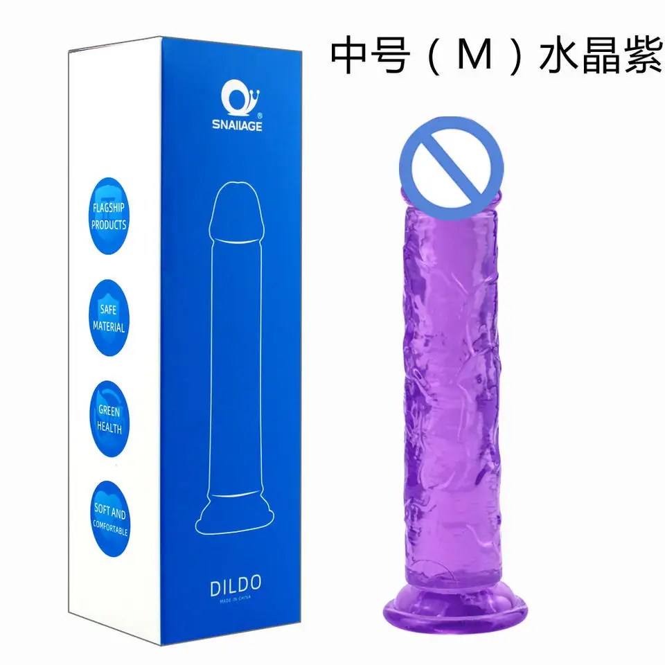 Realistic Dildos Jelly Penis Crystal Dick Vagina Anal Sex toys for Woman Gay Lesbian Erotic Sex Shop