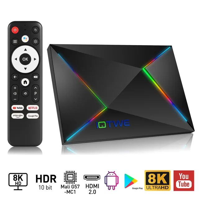 XGODY TV Box Android 14 8K Ultra HD Smart TV Box Wifi6 Восьмиядерный медиаплеер 4 ГБ + 32 ГБ/64 ГБ Большая память Youtube