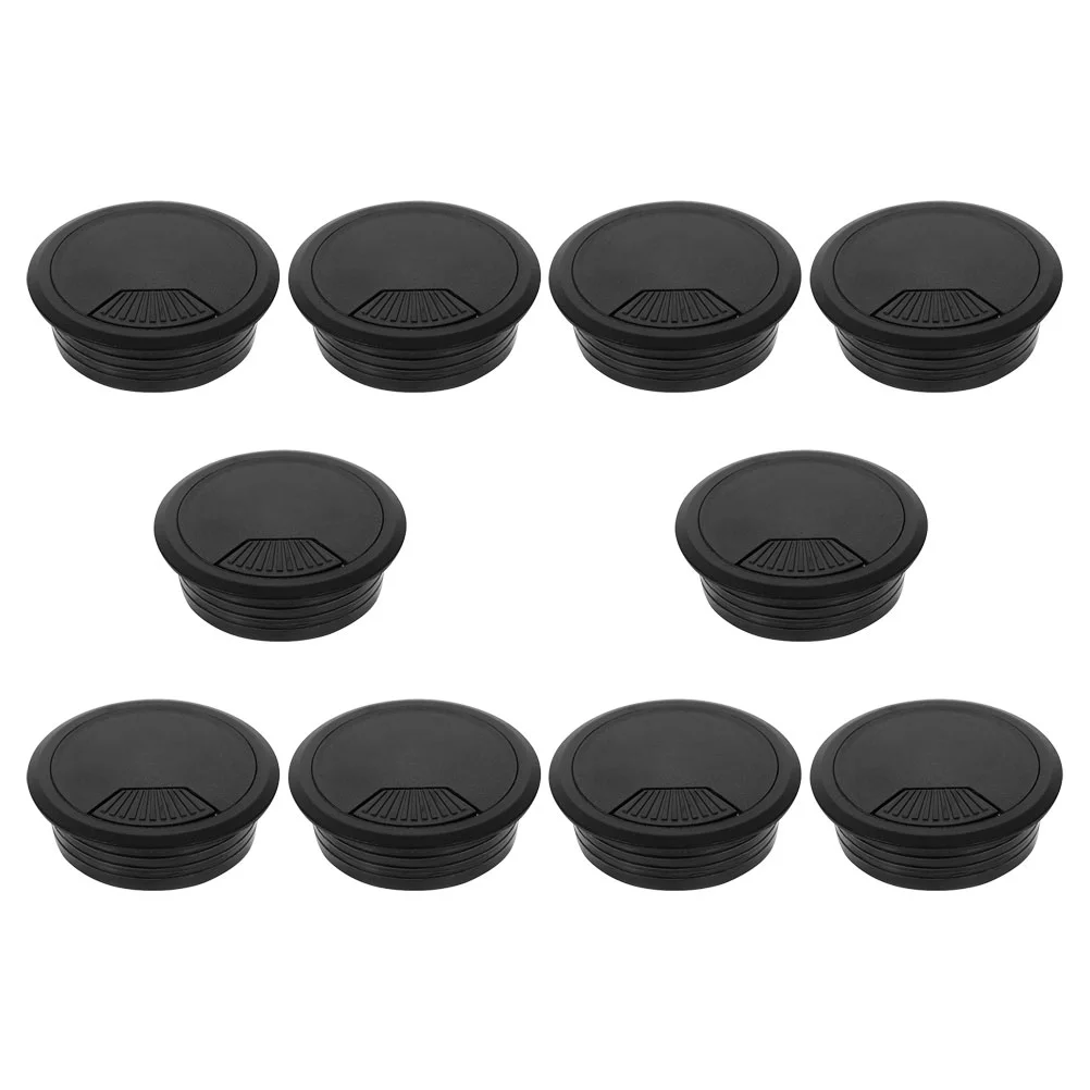 

10pcs Desk Wire Grommets Cable Hole Cover Computer Table Wire Hole Covers Wire Organizer