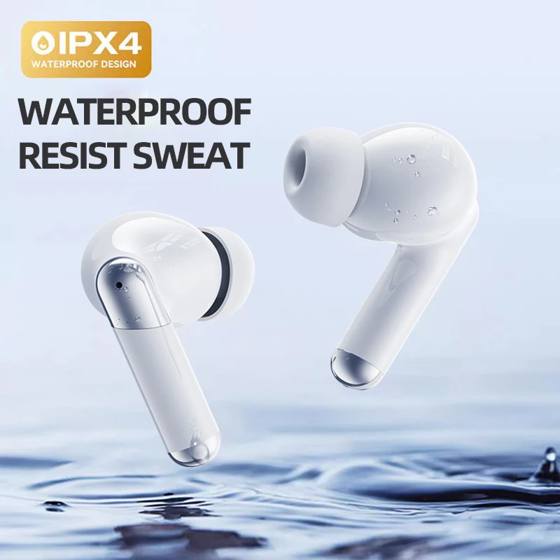 Aigo Noise Cancelling Headphones Wireless In Ear Bluetooth 5.3 Headphones Sport Long Lasting Earphone Low Latency Dynamic Earpod