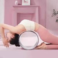 Muscle Massage Yoga Wheel Back Training Multi-Functional Back Training Roller Training Tool Waist Training Pilates Ring Home Gym