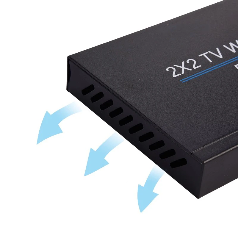 1080p60 2x2 HDMI 비디오 월 프로세서 TV 월 컨트롤러 1입력 4출력 1x2 1x3 1x4 4x1 멀티스크린 스플라이싱 TV 월 비디오 스플라이서