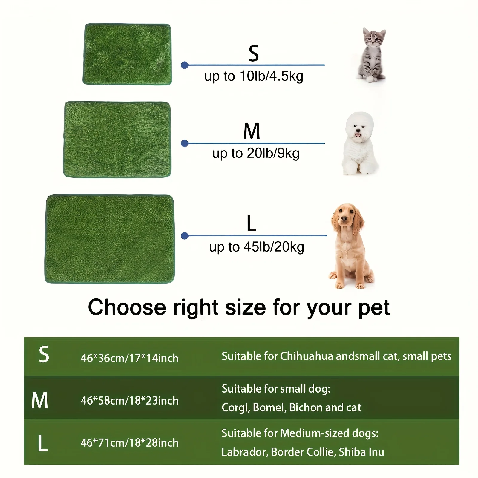 NONECN Faux Fur Dog Toilet Training Mat image 4
