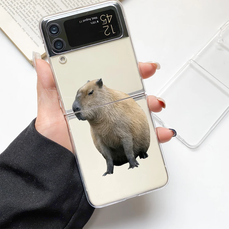 Cute Cartoon Capybara Fashion Phone Case - Funny Gift PC Cover