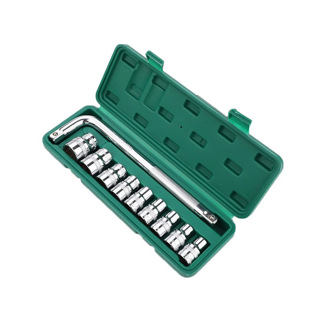 

1/2inch Ratchet Socket Wrench Set Quick Release Reversible Ratchet Spanner Hex Socket Sleeve Setauto Garage Repair Tools