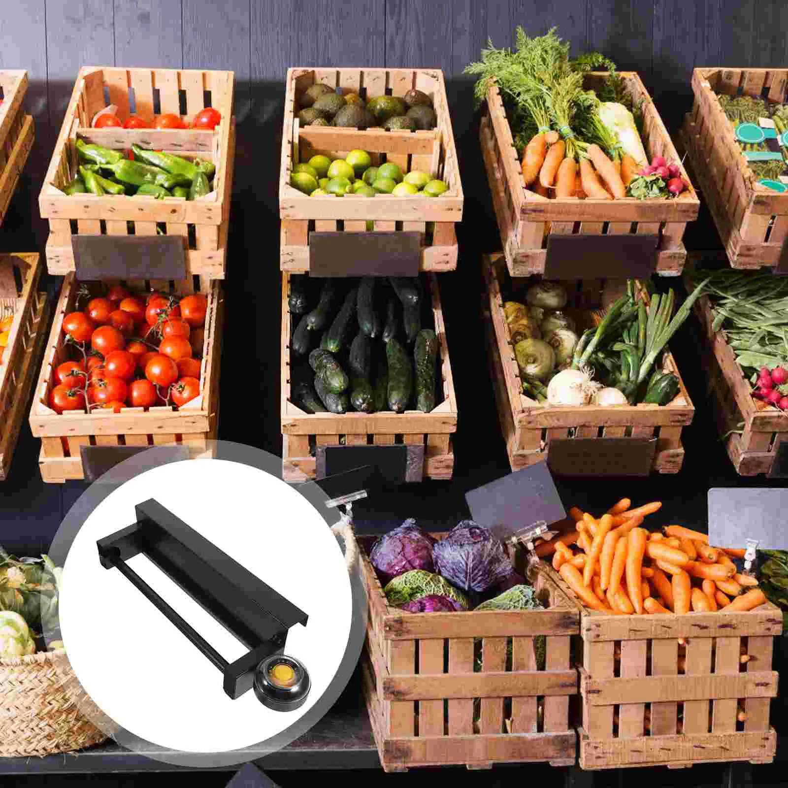 

Рулонная сумка для супермаркета, подвесной диспенсер для продуктов, настенный держатель для продуктов, подставка под раковину для овощей