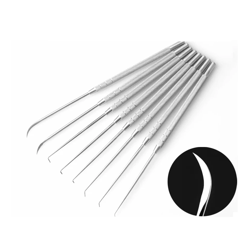Stainless steel tenosynovitis crochet hook needle Curved hook needle knife blade Hook cutting