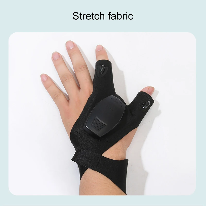Rechargeable Led Flashlight Glove Gift for Dad Boyfriend Husband Lights Car Guy Cool Gadgets Tools for Fishing Camping Repair