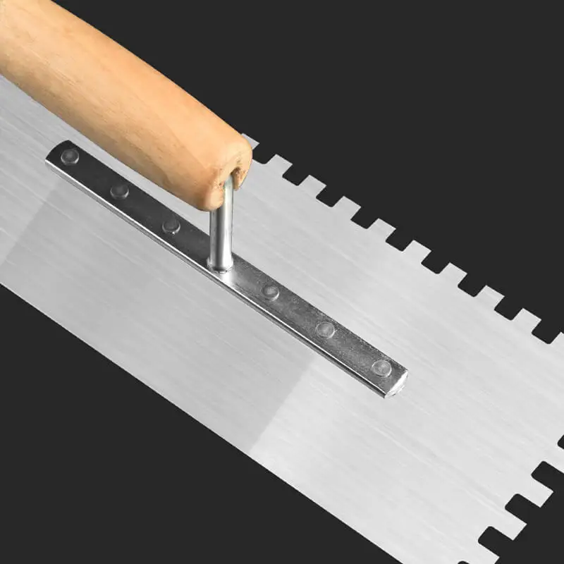 DIY Toothed Trowel Scraper Bricklayer Scraper Serrated Tile Tool For Wall Painting Wall Scraping Tool