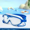 Big Frame Swim Goggles Anti-Fog Wide View Scuba Diving Swimming Glasses with Earplugs for Adult Youth 5