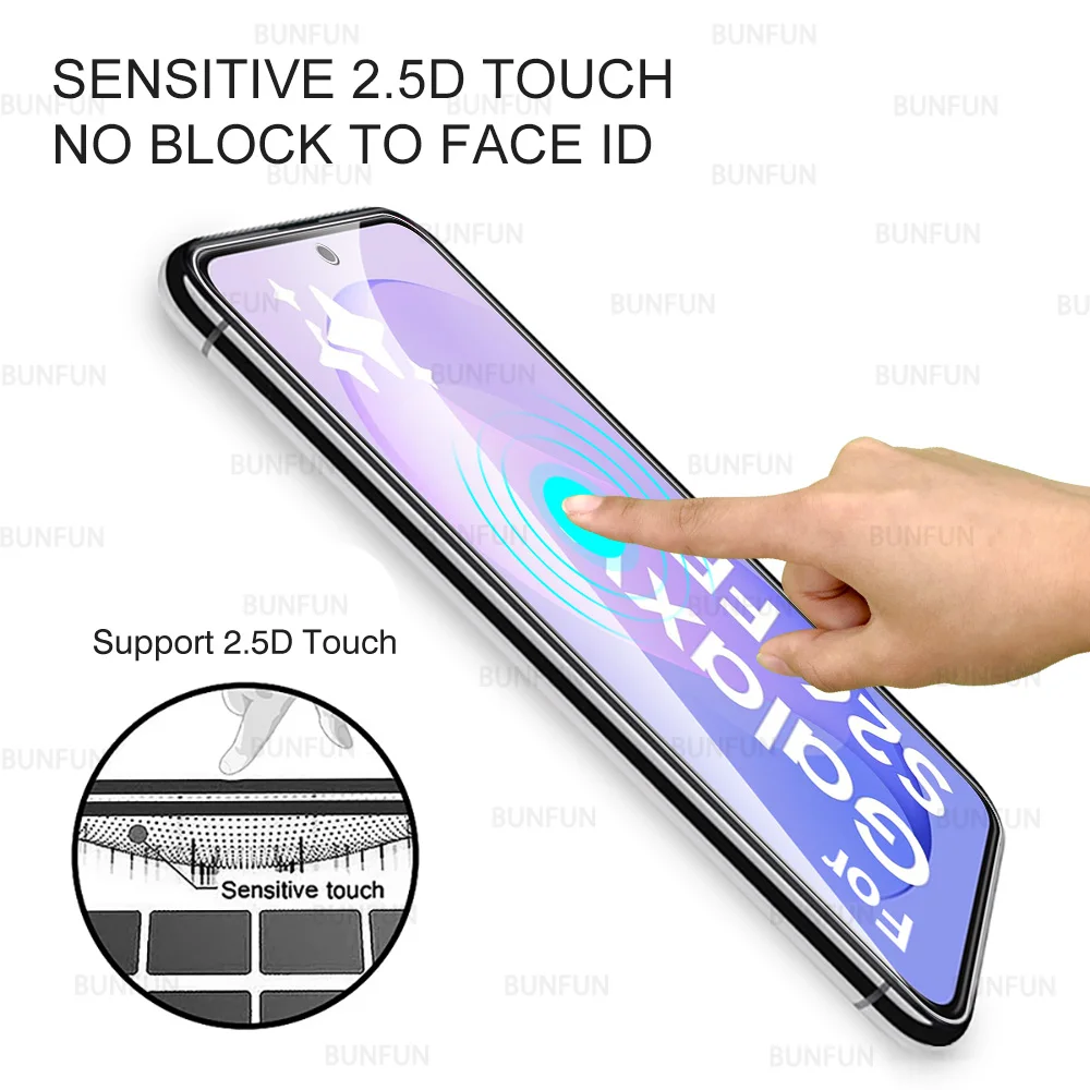 5-Pack Tempered Glass Screen Protectors - High-Quality Protective Film Cover