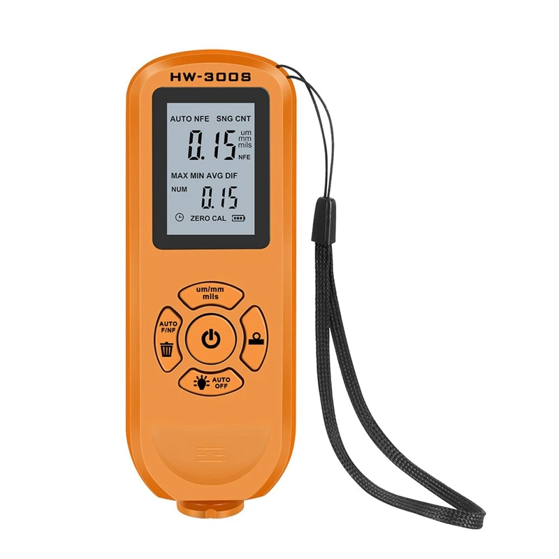 

0-2000UM Paint Thickness Gauge Portable Digital Automobile Film Thickness Meter Coating Thickness Gauge