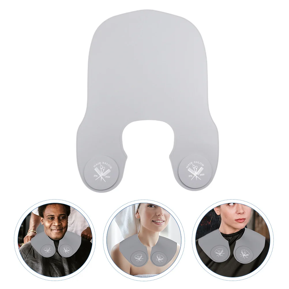

Hair Neck Cutting Collar Cape Hairdressing Silicone Shawl Wrap Haircut Dye Guard Salon Pad Barber Shoulder Smock Capes Coloring