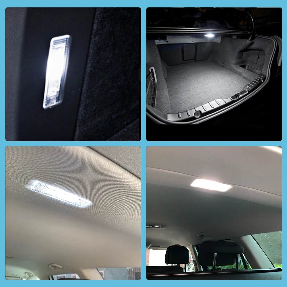 For VW Golf 5 6 Luggage Trunk Light LED Boot Glove Box LED Light For VW Caddy 04 Campmob 04 Eos 06 Golf Plus 05 Jetta/syncro
