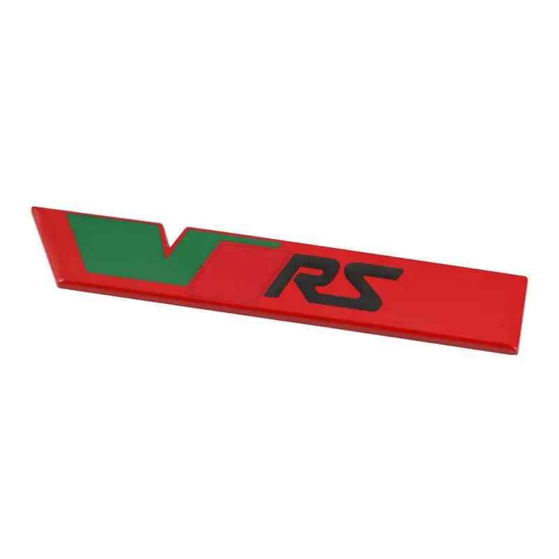 3D Metall RS Logo Emblem - Kofferraum & Kühlergrill Abzeichen Für VRS Modelle