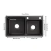 Laundry Sink Stainless Steel Utility Sink Cabinet with Sink with Flexible Faucet 3