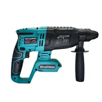 PATUOPRO 26MM Electric Impact Rotary Drill 4-Mode Brushless Hammer Drill Rechargeable Motor Power Tools For Makita 18V Battery 2