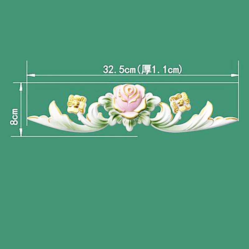 Furniture decorative accessories flower non-wood carving carved applique corner wall applique door furniture wood carving decora