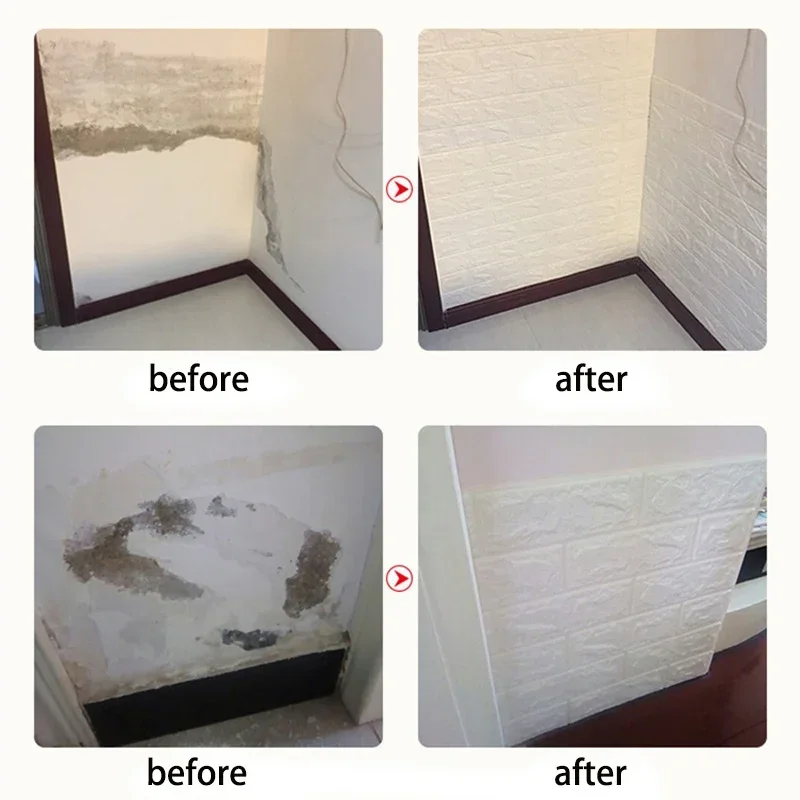 3D Brick Wall Sticker 2