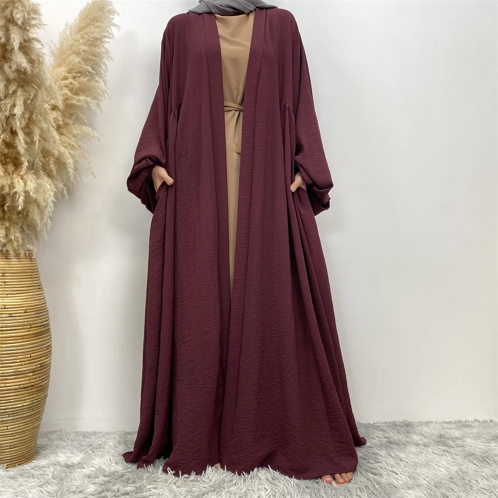 

Eid Ramadan Open Abaya Dubai Turkey Kaftan Muslim Dress Women Kimono Modest Robe Femme Caftan Marocain Islamic Clothing Abayas