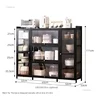Minimalist Modern Kitchen Cabinets Home Small Apartment Kitchen Cabinet Large Capacity Multi-layer Living Room Storage Cabinets 6