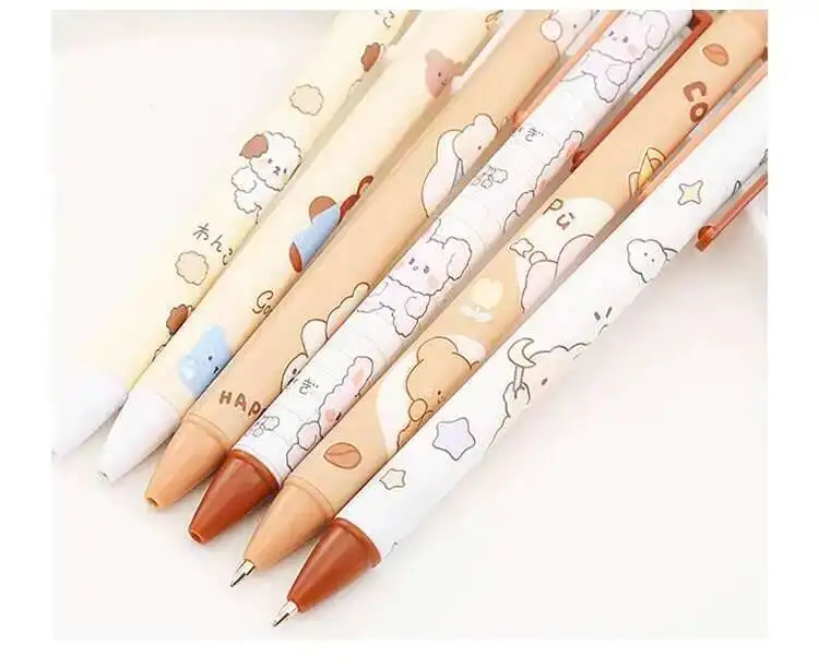 1 Stück Lytwtw's süßer Gelstift, kreatives Kaninchen, Bär, Presse, Büro, Geschenk, Schulbedarf, Schreibwaren, Kawaii, lustige Stifte – Detail 17