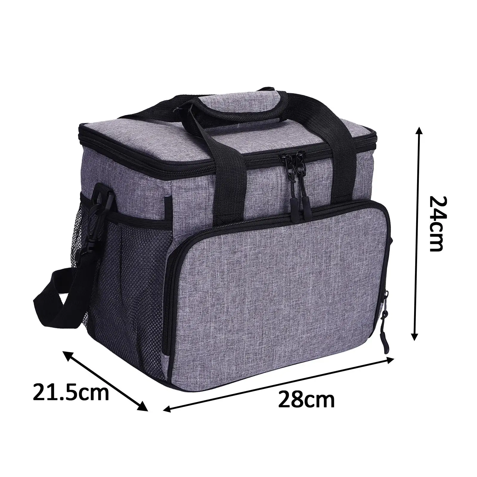 Cooler Bag Zipper Portable Beach Cooler Leakproof Comfortable Lunch Tote cooler bag