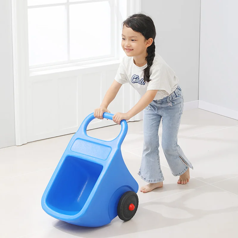 

Kindergarten dump truck children's sensory training equipment unicycle hand-pulled driver cart outdoor toy cart