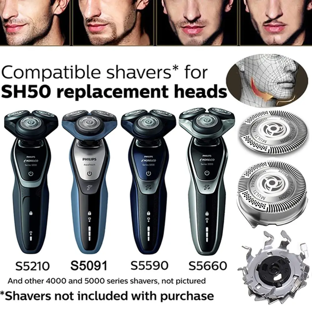 

Alternate Durable Electric Washable Shaver Cutter Shaving Head Blade Head Replacement Razor