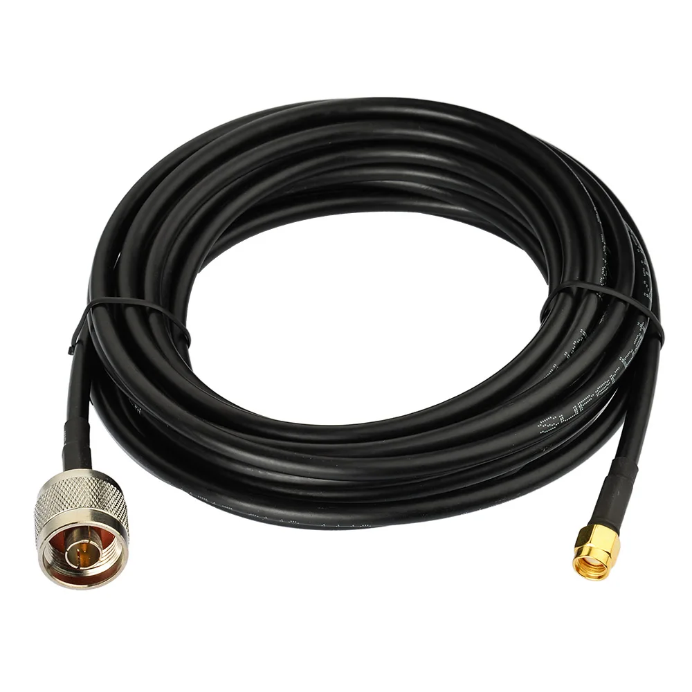 Superbat N Type Straight Plug to RP-SMA Straight Male KSR195 Cable 300cm for GSM 3G 4G GPS WIFI WLAN Router Antenna