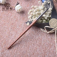 MUF Series Makeup Brush MUF202 Eyeliner Brush Fiber Bristle Brown Solid Wood Brush Handle Detail Eyeliner Brush Beauty Tool
