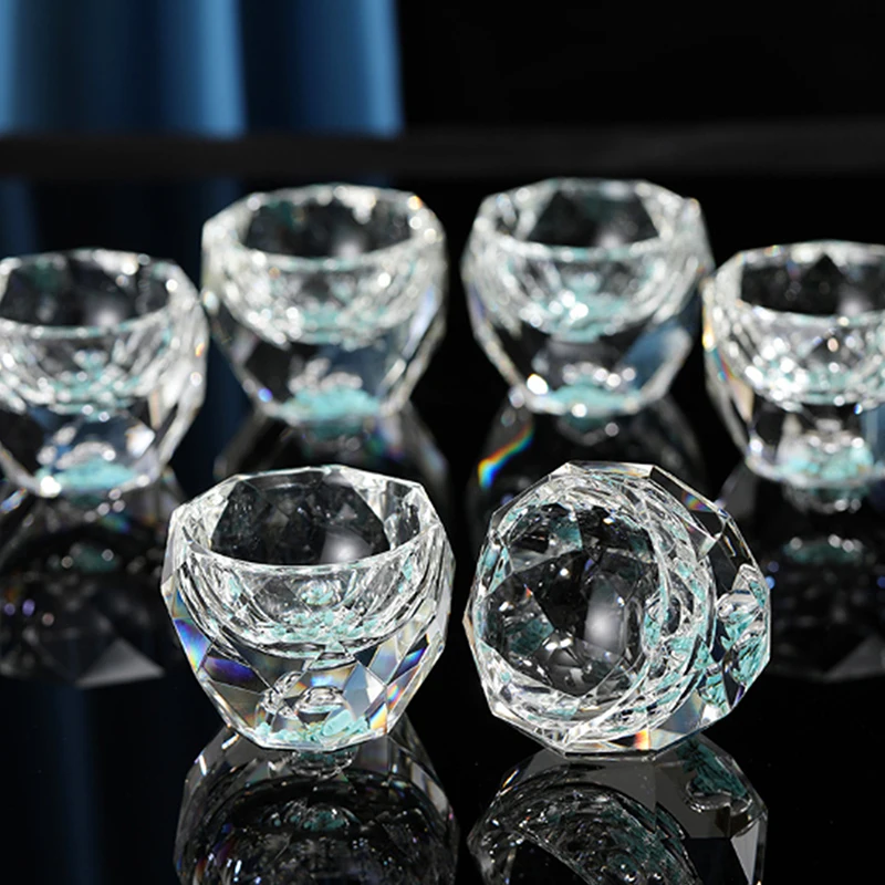50ml Diamond Cutting Crystal Liquor Glasses Vodka Shot Glass Wine Glasses Whiskey Glass Spirits Sake Soju Brandy Tea Cup