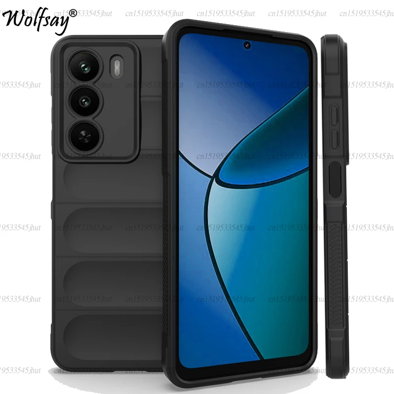 Shockproof Anti-Slip Soft TPU Silicone Phone Case - Enhanced Protection and Grip