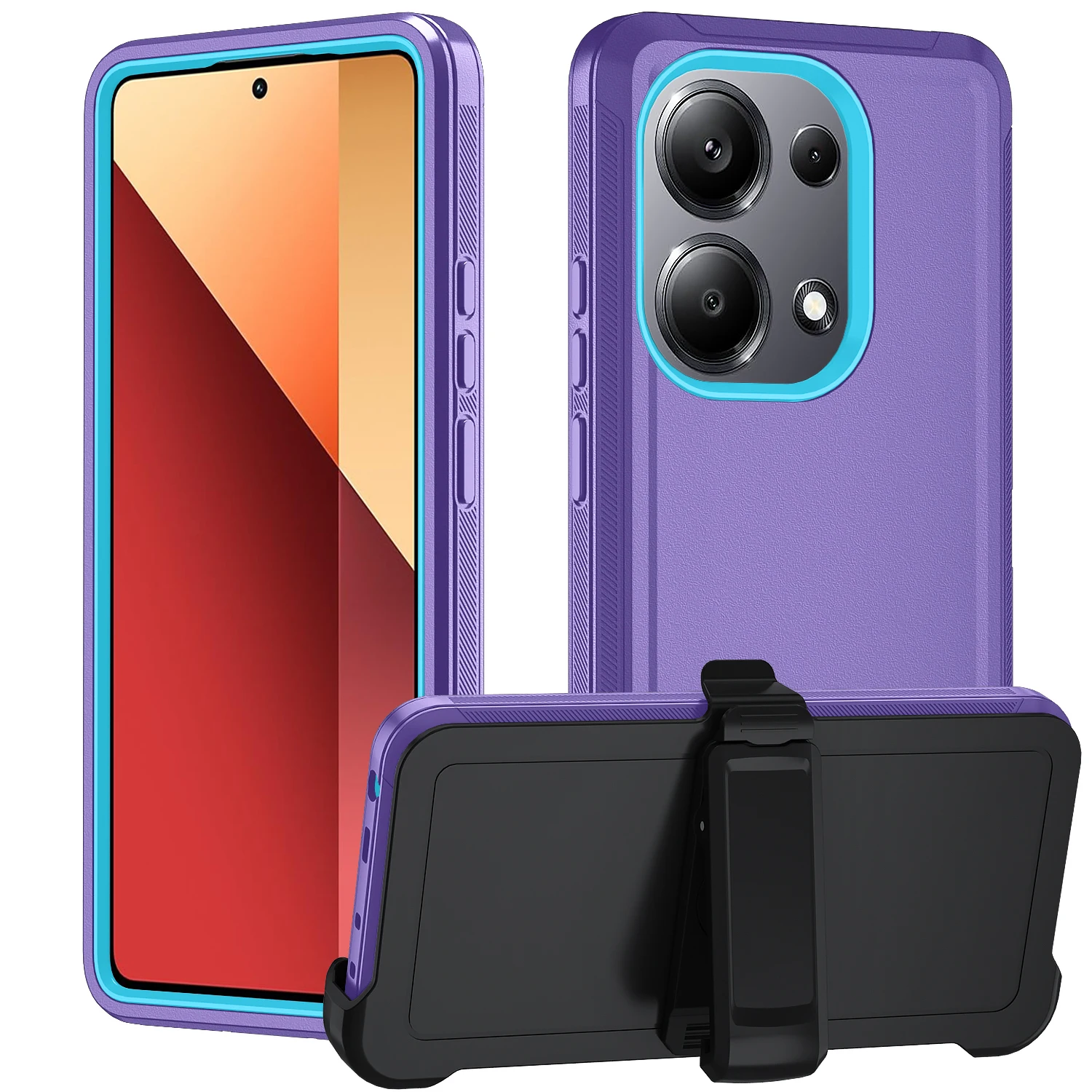 Armor Shockproof Dustproof Heavy Duty Case with Camera Protection