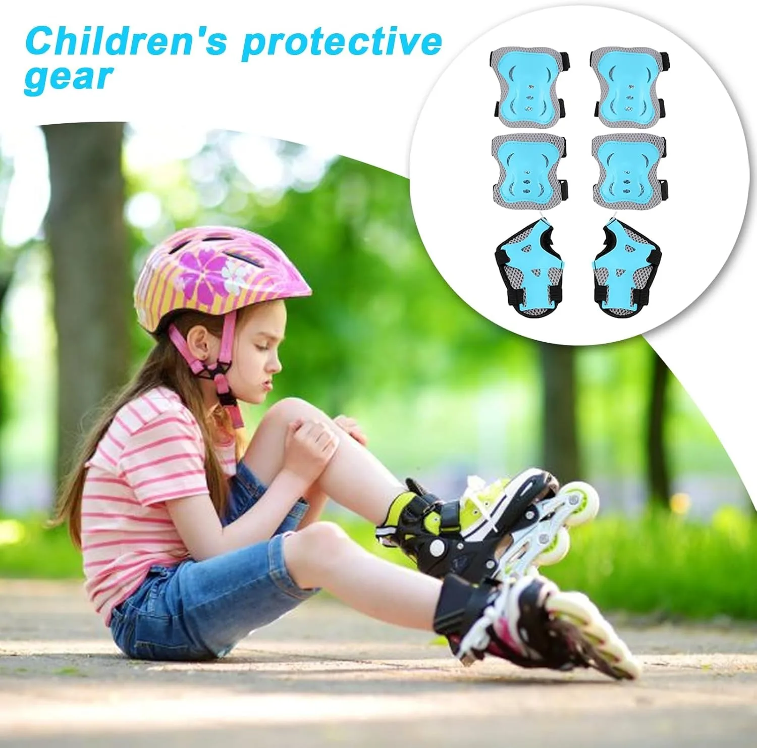 Knee Pads Elbow Pads with Wrist Guards 3