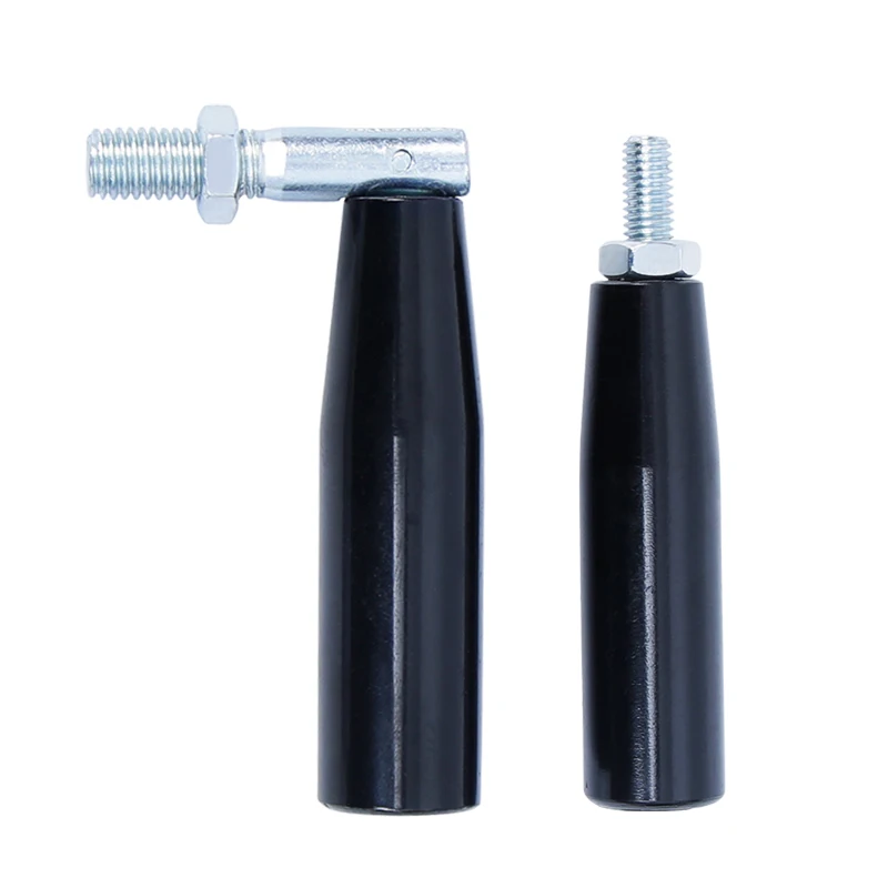 Uxcell 2 PCS 8mm Thread Revolving Handwheel Grips - Chrome Plated Metal Handles For Machine Tools