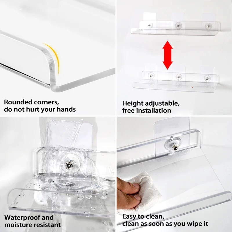 Self-Adhesive Wall Storage Shelf 4