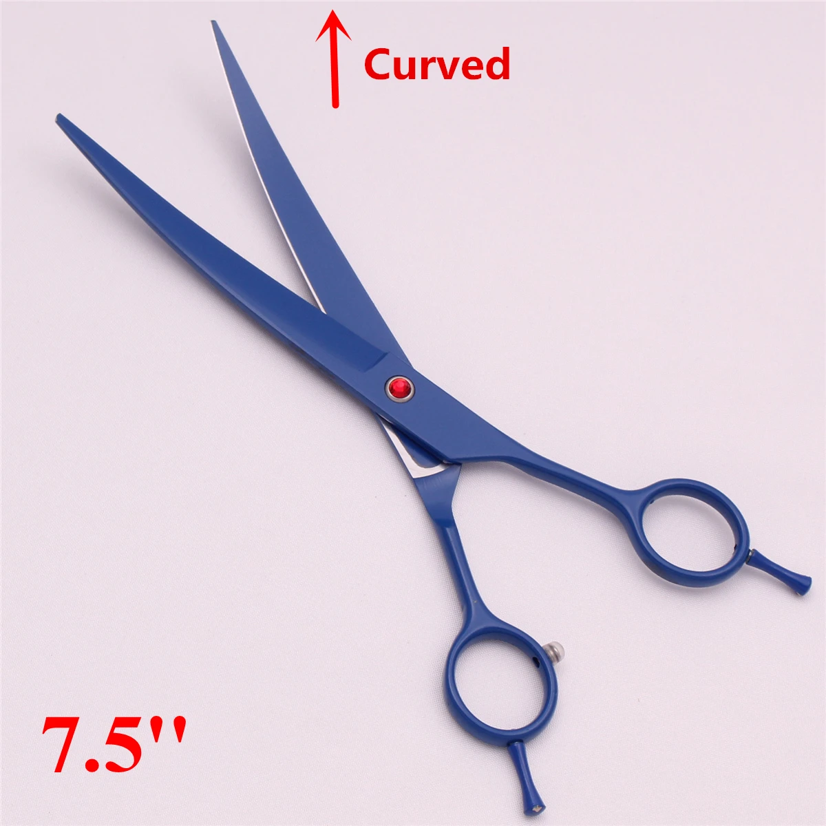 Tijeras profesionales de aseo para mascotas, juego de pinzas hemostáticas para cortar el pelo, peines para adelgazamiento de huesos de pescado, para salón de s y gatos, 7,5 pulgadas, C3088 - Imagen 5